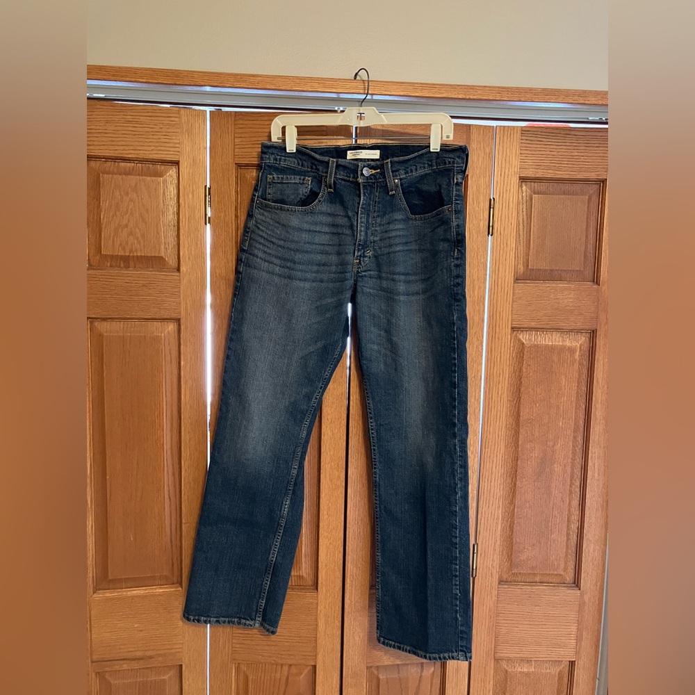 Levi Strauss Signature Jeans 32x30 Relaxed Med Wash Straight